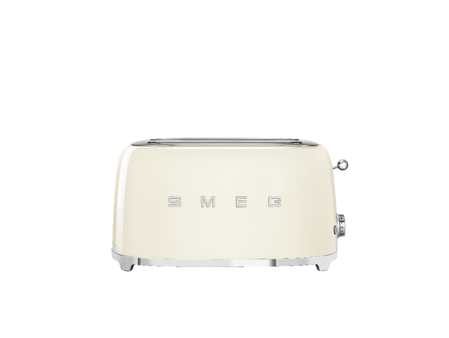 Smeg - Toster, Cztery Kromki, Kremowy 50's Style TsF02CreU Kremowy