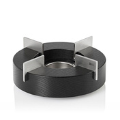 Podgrzewacz Tuto, jesion czarny, stal, 14,5cm - Adhoc