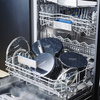 Rondel emaliowany KitchenAid 2,4 l z pokrywką, czarny