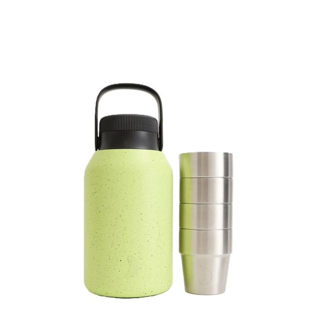 składane kubki do napojów 300 ml stalowe Chilly's Bottles 4 sztuki
