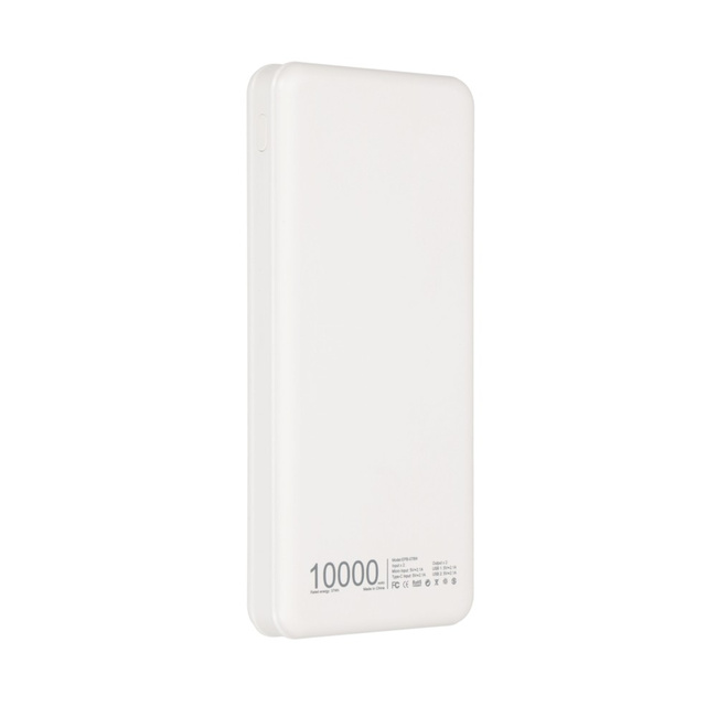 EXTRALINK Powerbank EPB-078W 10000mAh Biały USB-C szybkie ładowanie przenośny akumulator