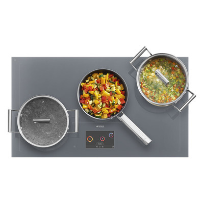 Smeg - Płyta indukcyjna, 90cm, Linea, Black Sia1963d Universal