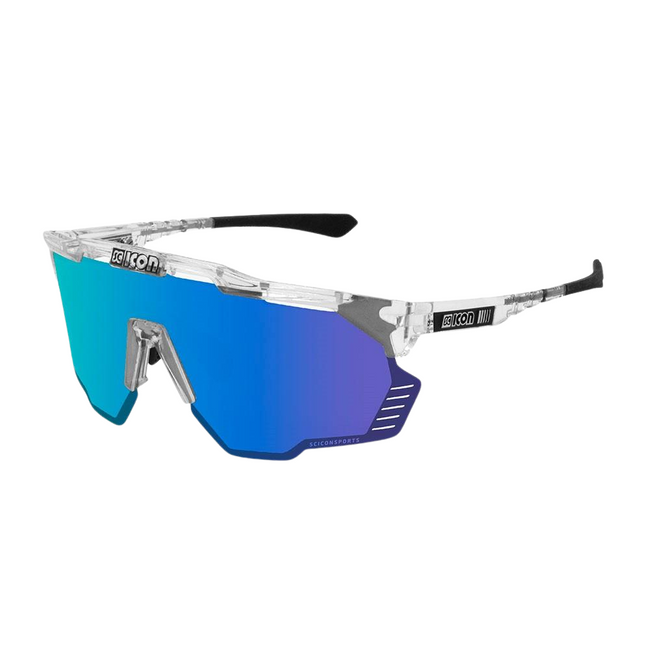 Okulary SCICON AEROSHADE KUNKEN Crystal Gloss - SCNPP Multimirror Blue