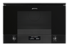 Smeg - Kuchenka mikrofalowa, Linea, czarny MP122B3 Linea