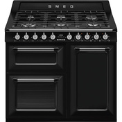 Smeg - Kuchnia Wolnost, 100cm, Victoria, Czarny Victoria TR103BL Czarny