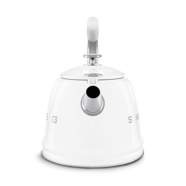 Smeg - Czajnik z gwizdkiem, biały 50's style WKF01WH