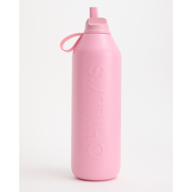Butelka termiczna Chilly's Series 3 Flip ze słomką, 1000 ml, Lotus