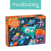 Mudpuppy Puzzle z okienkami kosmos 12 elementów 2+
