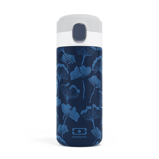 Kubek termiczny Pop, Graphic Blue Ginkgo - Monbento