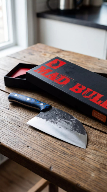 Tasak serbski Samura Mad Bull SMB-0040, 18 cm, niebieska rękojeść