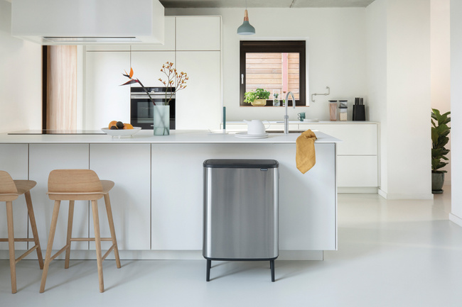 Kosz na śmieci Touch Bin Bo 2x30l Stalowy mat - Brabantia