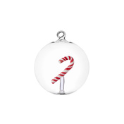 Bombka szklana Ichendorf Milano Sweet & Candy z laską cukrową, 8 cm