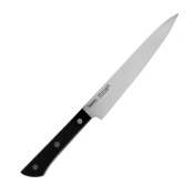 Fissman Nóż do plastrowania TANTO 20 cm, stal nierdzewna 3Cr13, czarny