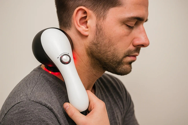 Extralink | Masażer wyszczuplający do cellulitu | Wibracyjny, 9 końcówek