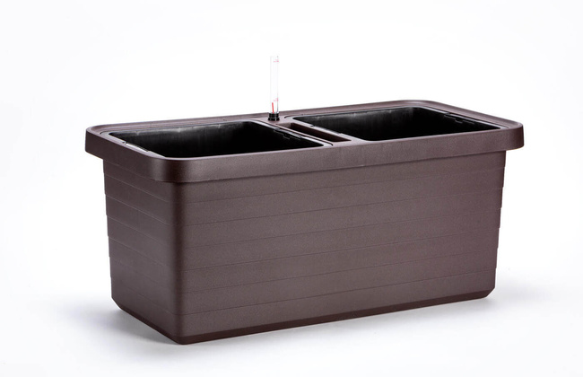 Plastia Berberis Duo Donica Samonawadniająca 78 x 39 cm - brązowy