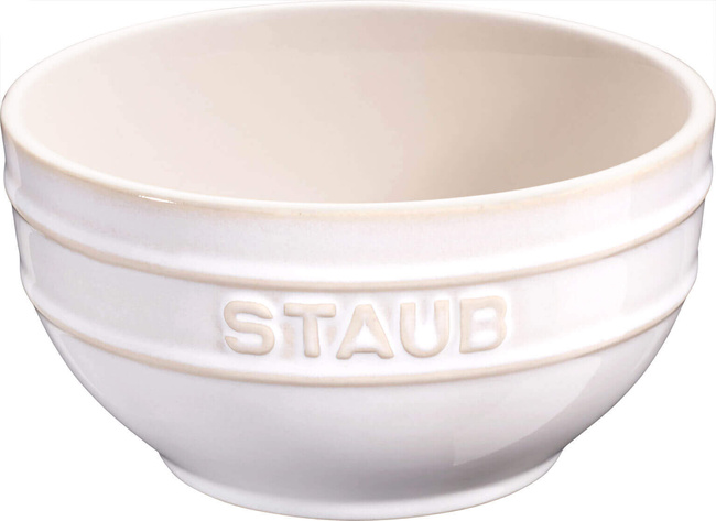 Staub Serving Miska Okrągła 14 Cm, Kość Słoniowa