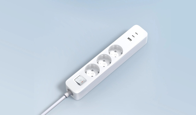 Xiaomi XmCxb01Eu | Listwa zasilająca 20W | 2x Usb-C + Usb-A | Eu