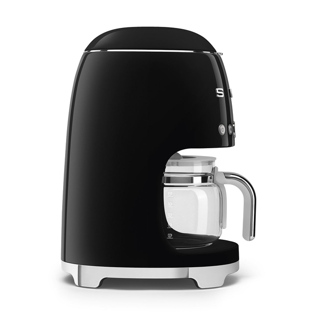 Smeg - Ekspres przelewowy, czarny 50's Style DCF02BLEU Czarny