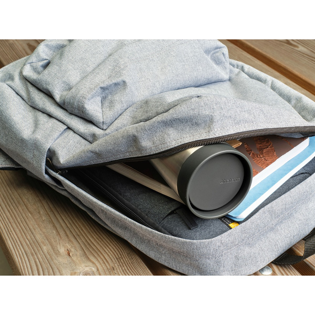 Kubek termiczny Brabantia Make & Take 360 ml, stalowy, Dark Grey