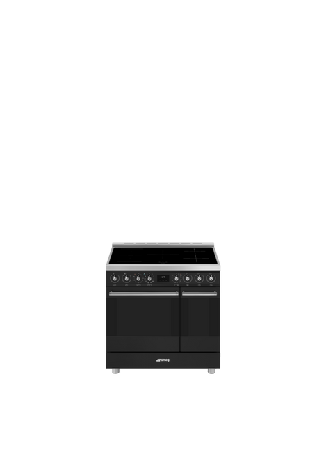 Smeg - Kuchnia wolnostojąca Symfonia C92Ipmb2 Czarny mat