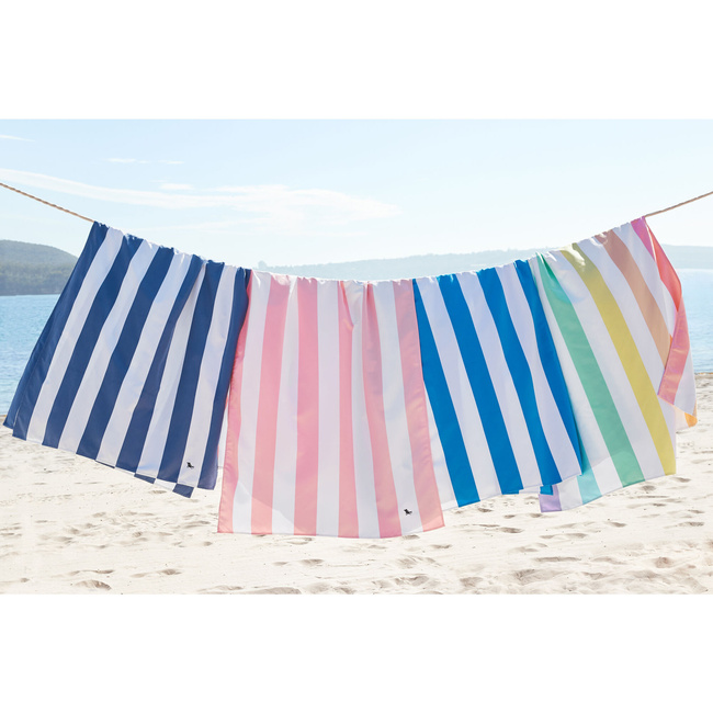 Ręcznik plażowy szybkoschnący Malibu Pink 160 x 90 cm Dock & Bay
