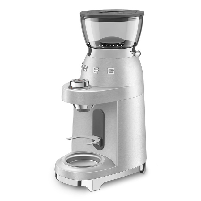 Smeg - Młynek do kawy Młynki do kawy, Minipro Cgf02Sseu Aluminium.