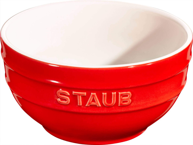 Serving Zestaw 4 Misek Okrągłych 12 Cm, Czerwony - Staub