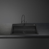 Smeg - Zlewozmywak kompozytowy QUADRA VSGX860MN Czarny