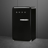 Smeg - Chłodziarko-zamrażarka, czarny 50'S STYLE FAB10LBL6 Czarny