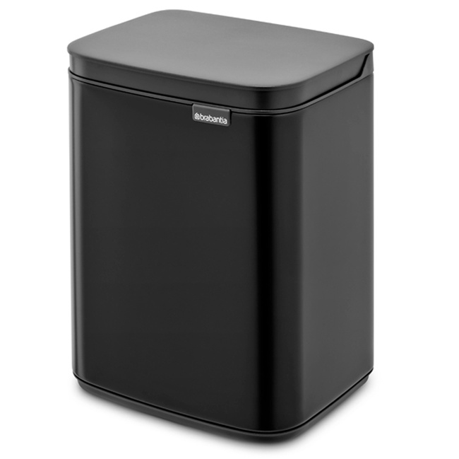Kosz na śmieci Brabantia Bo 4 l Matt Black do powieszenia na ścianie