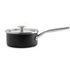 Rondel emaliowany KitchenAid 2,4 l z pokrywką, czarny mat