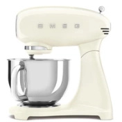 Smeg - Mikser, jednolity kolor, kremowy 50's Style Smf03Creu Kremowy (pełny)