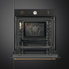 Smeg - Piekarnik, 60 cm, Coloniale, SFP68C1TAO COLONIALE - antracyt