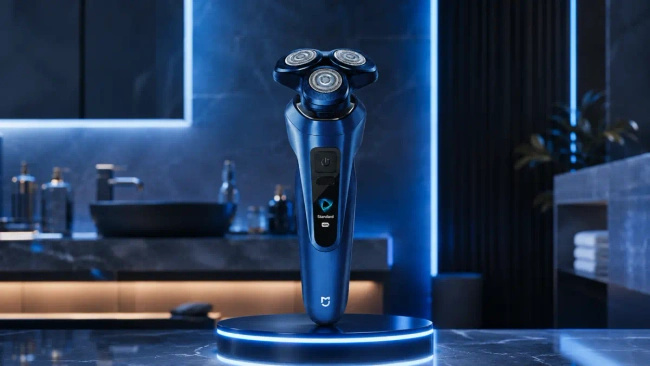 Golarka elektryczna Xiaomi Mijia Electric Shaver Pro Portable, srebrna, 3 głowice