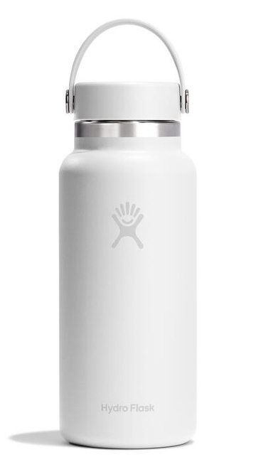 Butelka termiczna Hydro Flask Wide Mouth 32 oz z zakrętką Flex Cap, biała