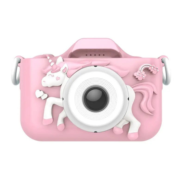 EXTRALINK Kids Camera H29 Aparat Cyfrowy dla Dzieci Różowy 1080P 30fps Wyświetlacz 2.0"