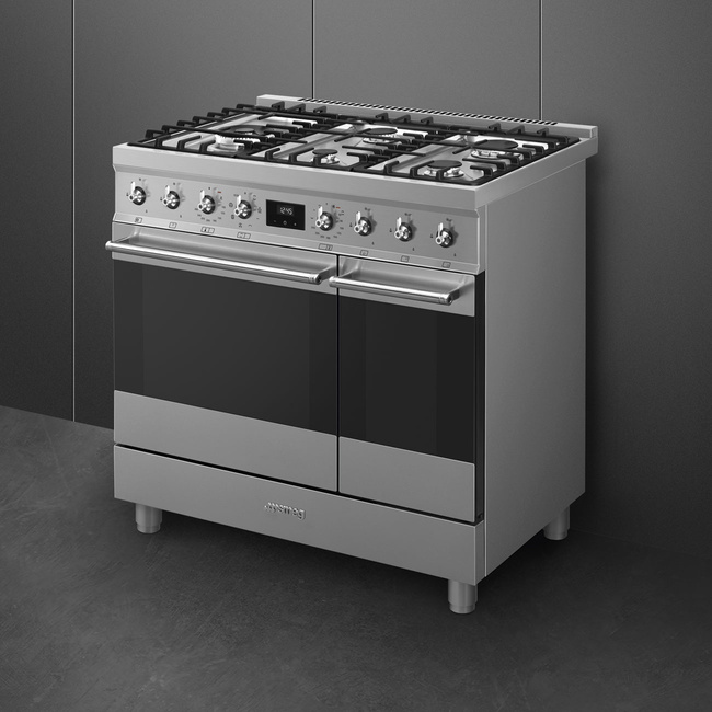 Smeg - Kuchnia wolnostojąca C92GMX2 SYMFONIA - inox