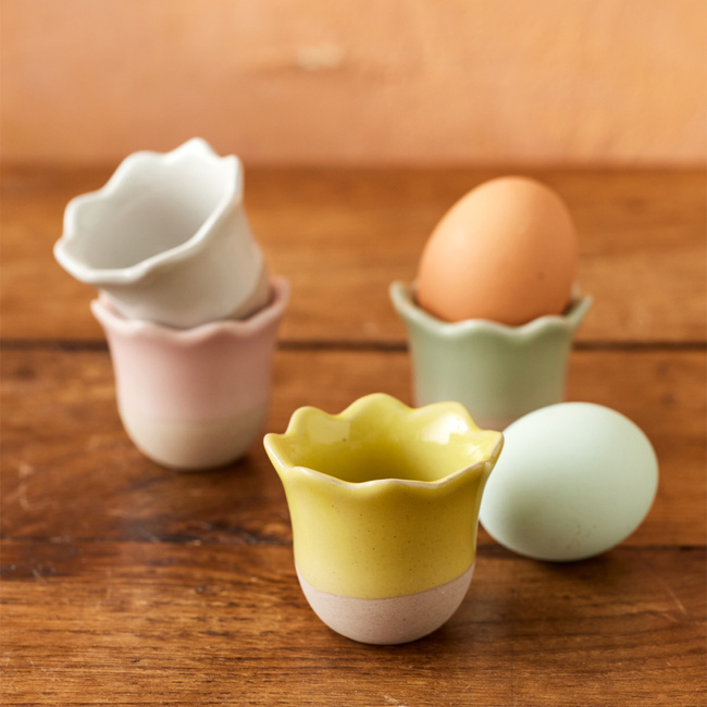 Jamie Oliver Kieliszki ceramiczne na jajka 4 szt Big love