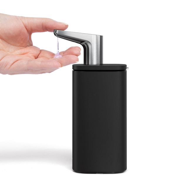 Dozownik Do Mydła Z Pompką 295 Ml - Czarny Mat - Simplehuman