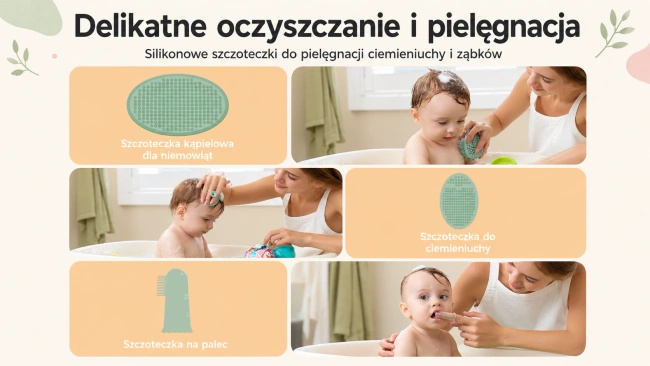 Zestaw do pielęgnacji niemowlęcia Momcozy All-in-1 Core Baby Kit CK17, zielony