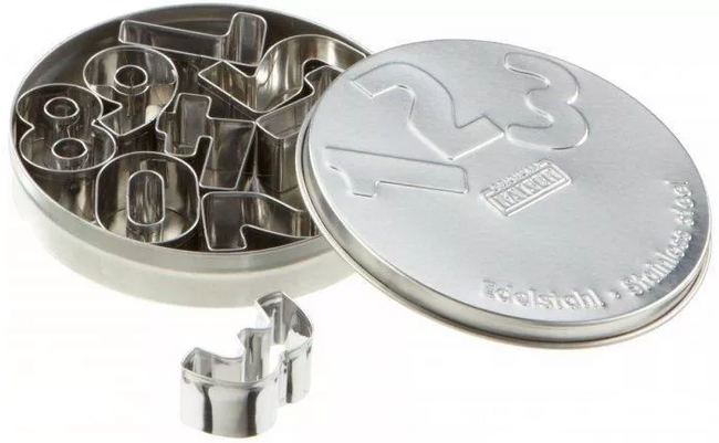 Zestaw foremek do ciastek Cyferki 0-9