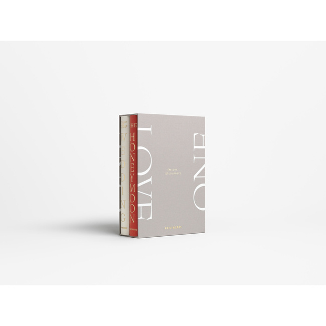 Zestaw dwóch albumów ślubnych Printworks One Love w etui