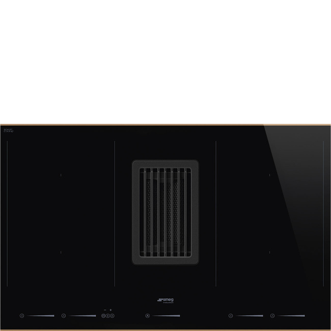 Smeg - Płyta kuchenna Dsn hobd682r1 Czarne szkło + Miedź