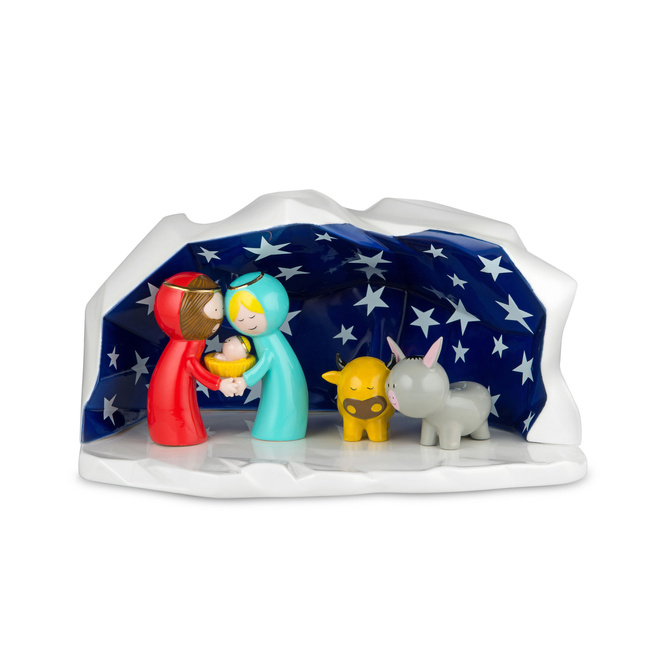 Happy eternity baby- Porcelanowa szopka z figurkami Christmas collection - Alessi