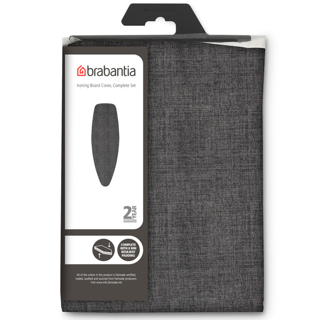Pokrowiec Na Deskę D 135x45cm Pianka 8 Mm Denim Black 131547 - Brabantia