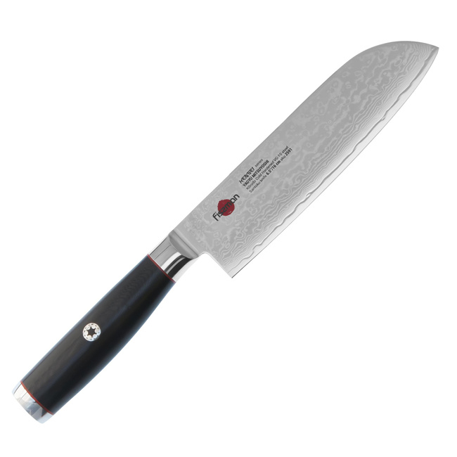 Nóż Santoku Fissman Yagu Mitsuyoshi 17 cm, damast z rdzeniem VG-10