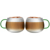 Szklanki z zielonym uchem 350 ml Tulip 1197 - Vialli Design