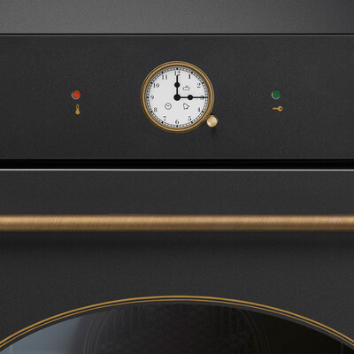 Smeg - Piekarnik, 60 cm, Coloniale, SFP68C1TAO COLONIALE - antracyt