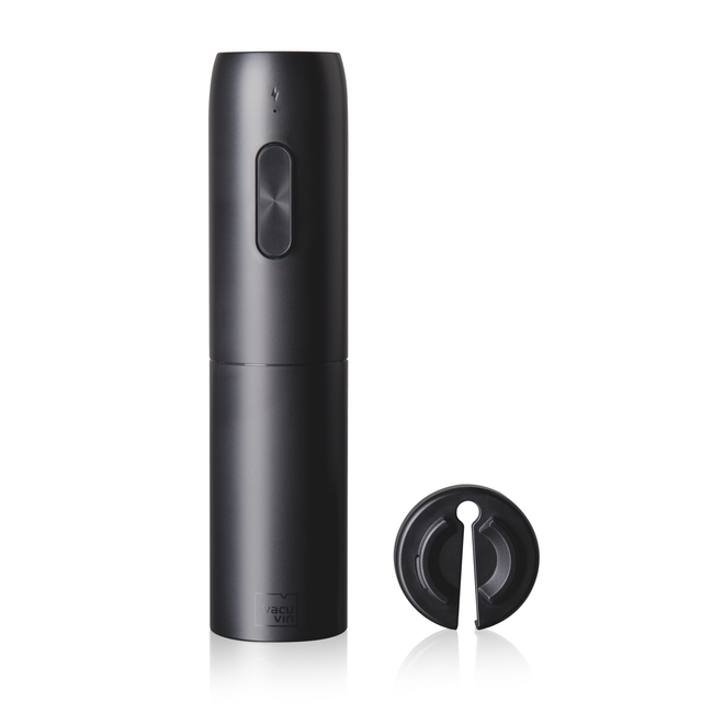 Elektryczny otwieracz do wina Vacu Vin z obcinaczem folii, akumulator USB-C