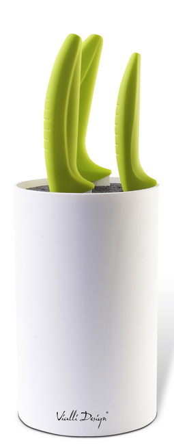 Stojak do noży Bianco Biały - Vialli Design